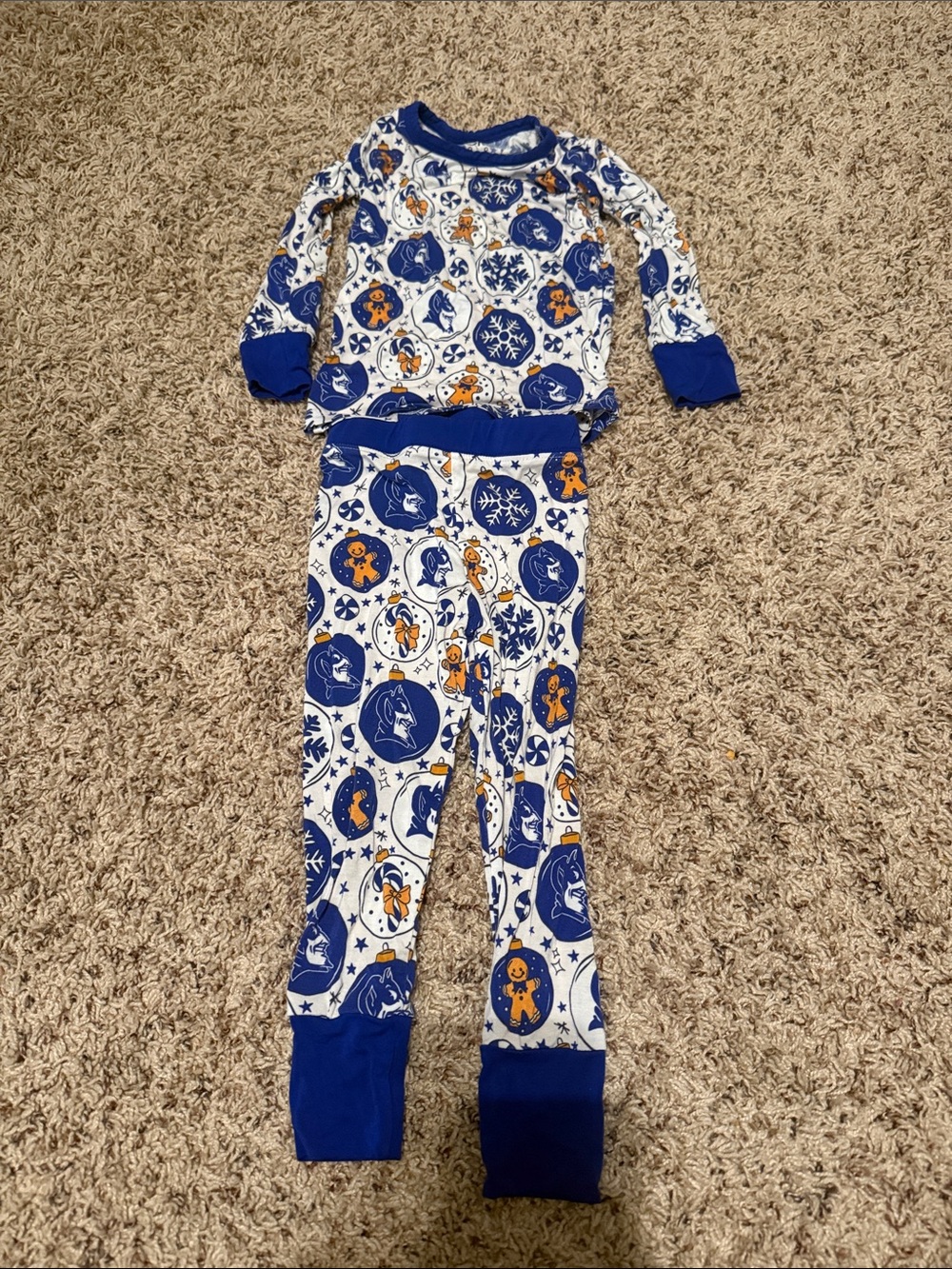 Duke Bamboo 2 PC Set Pajamas - 2T